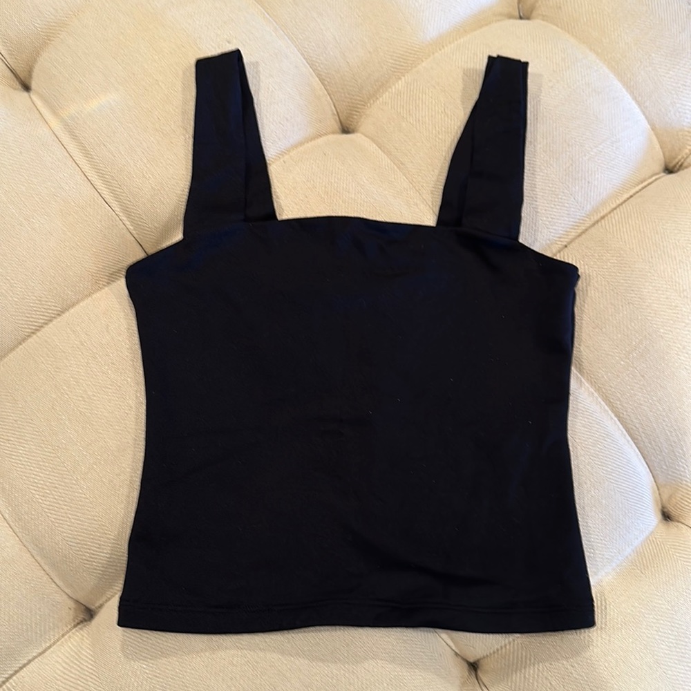 Abercrombie & Fitch Cotton Seamless Fabric Squareneck Tank